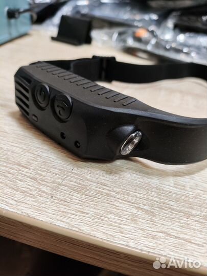 Фонарь налобный светодиодный, аккумуляторный