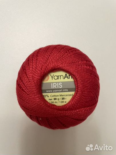 Пряжа для вязания YarnArt iris 100 % хлопок 20 г