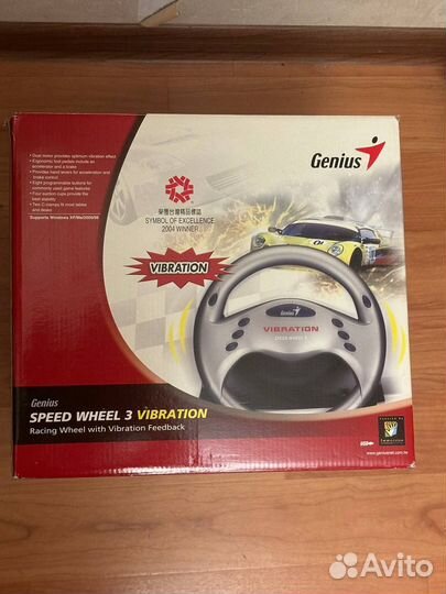 Игровой руль Genius Speed weel 3 vibration
