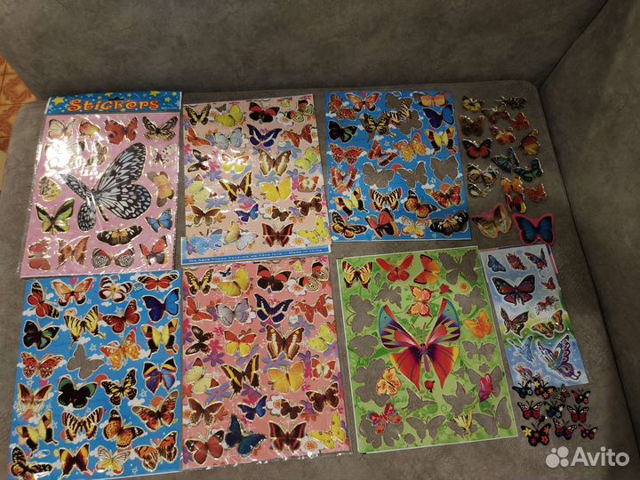 Наклейки разные