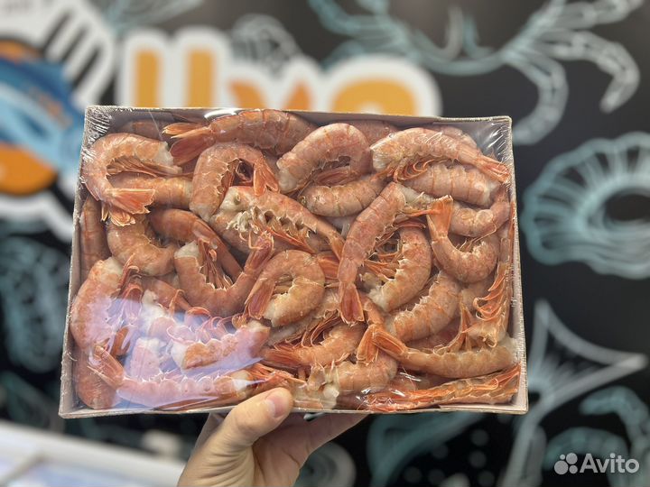 Креветки лангустины, креветки королевские