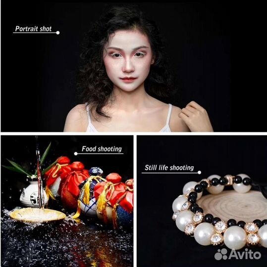 Фон черный тканевый для фото/видео съёмки