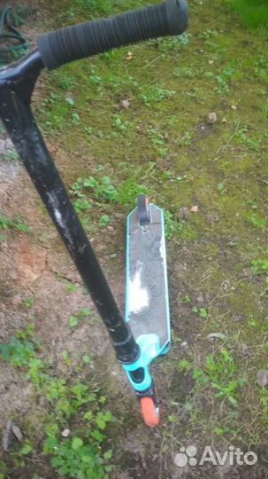 Трюковой самокат для фристайла бирюзовый MF1.8