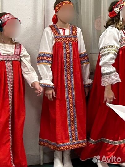 Костюм русско-народный для девочек р.38
