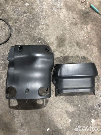 Кожух рулевой колонки черный civic eg