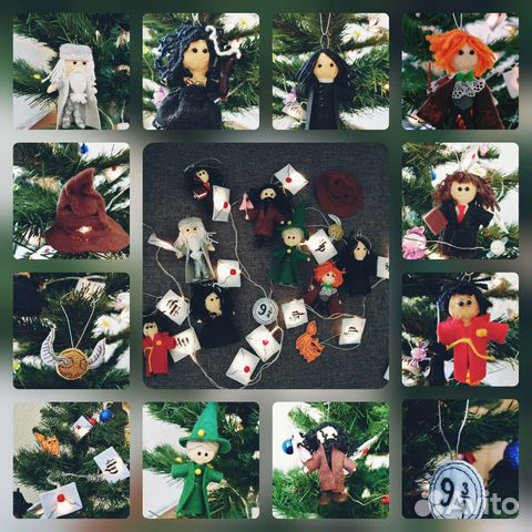 Ватные игрушки ручной работы