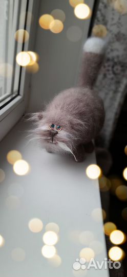 Вязаный кот