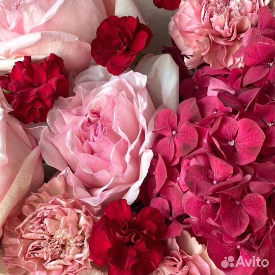 Букет «Страсть» с гортензией