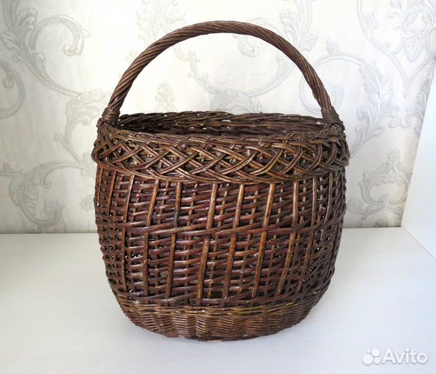 Корзина 10 литров плетеная очень большая