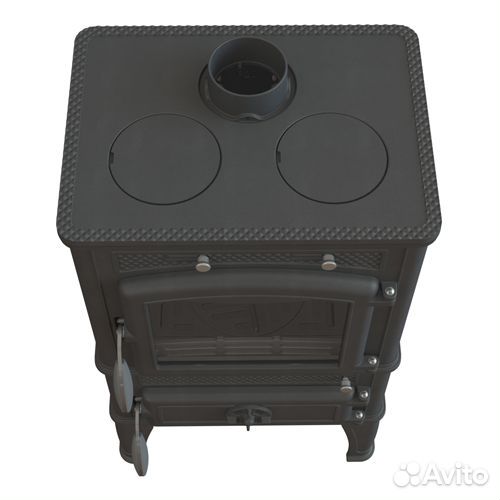 Чугунная печь камин dacha ll