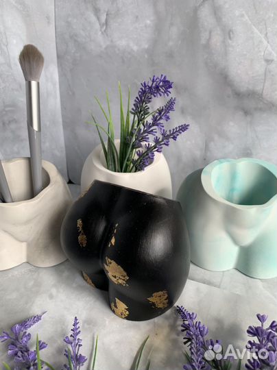 Из гипса Руки Дэвида Кашпо губы Джоли Кашпо попка