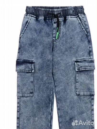 Джинсы PlayToday Jogger fit на флисе