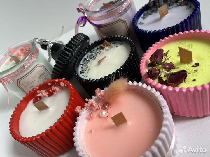 Ароматические свечи интерьерные