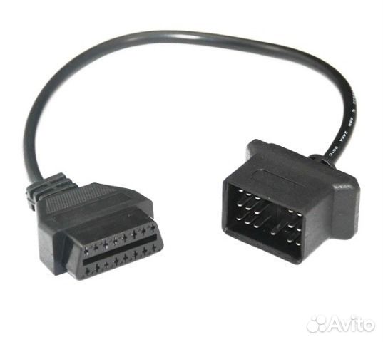Переходник Toyota 17pin - OBD 16pin