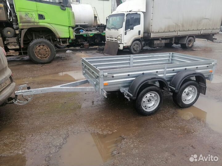 Двухосный прицеп 817730.022 с тентом 50 см