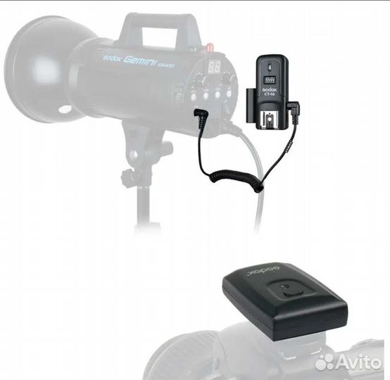 Триггер + 2 ресивера Godox CT-16 для вспышек