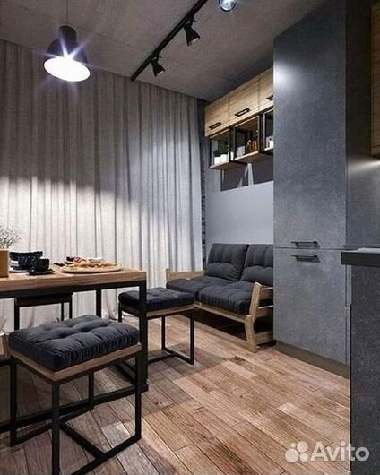 Кухонный гарнитур в стиле хай тек