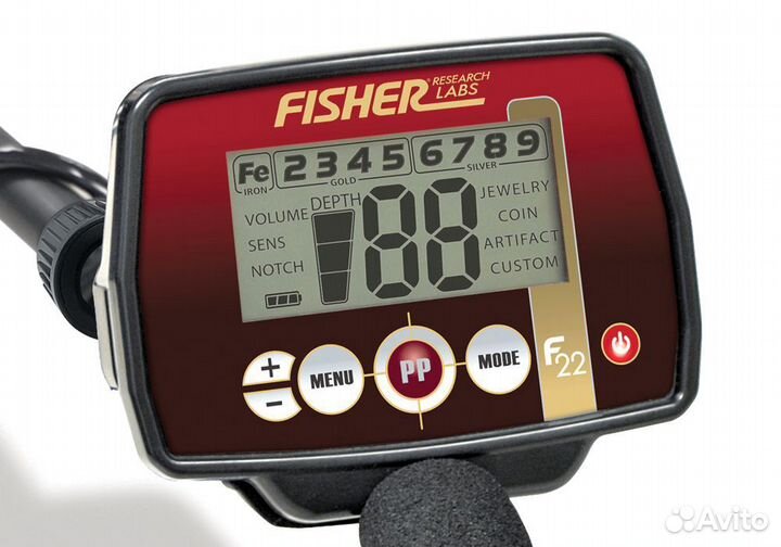 Металлоискатель Fisher F22-11DD
