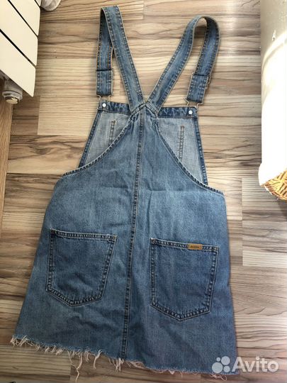 Джинсовый комбинезон женский