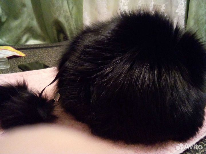 Шапка женская из песца