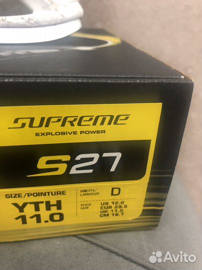Хоккейные коньки bauer supreme s27
