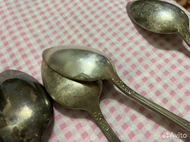Ложки столовые мельхиор СССР