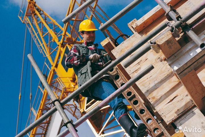 Рабочий на строительство мостов