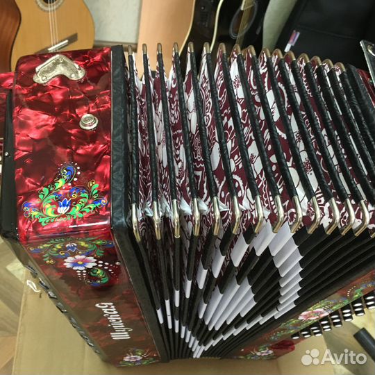 Гармонь Шуйская S51XL бордовая