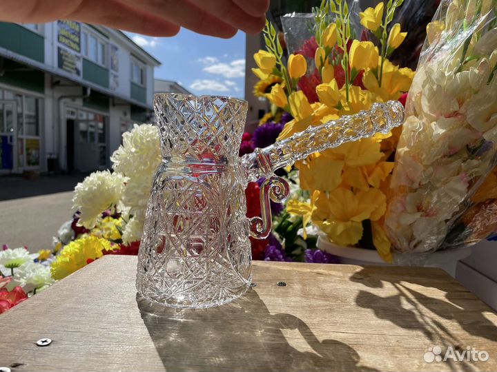 Хрустальная турка для варки кофе