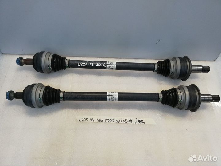 Привод задний левый правый Mercedes C class W205