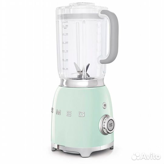 Стационарный блендер Smeg BLF01pgeu, мятный
