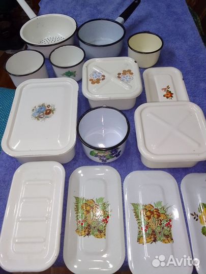 Посуда эмалированная СССР