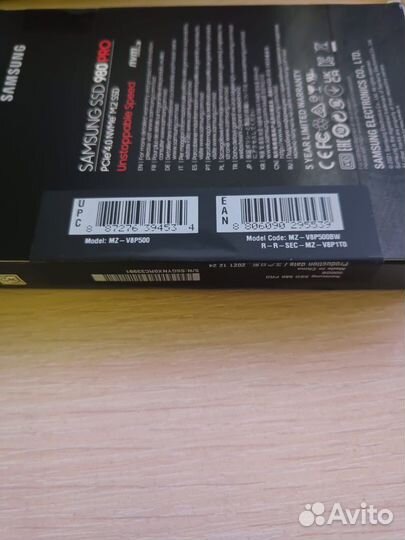 SSD Samsung 980 pro 500gb