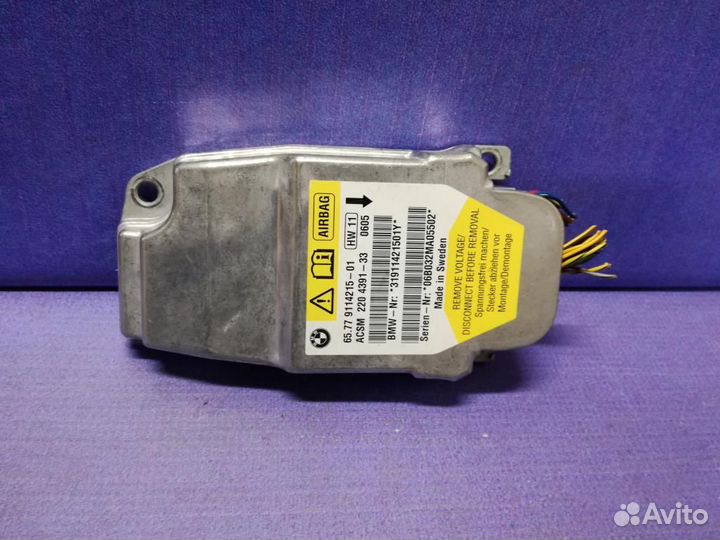 Блок управления airbag BMW 5-серия E60/E61