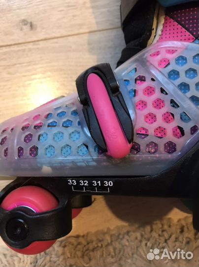 Роликовые коньки детские раздвижные