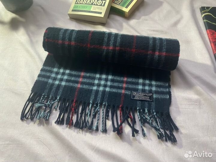 Шарф Burberrys, оригинал, кашемир, Made in England