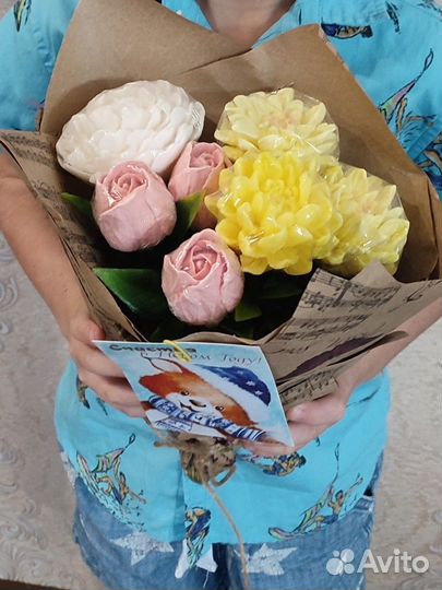 Мыльные букеты