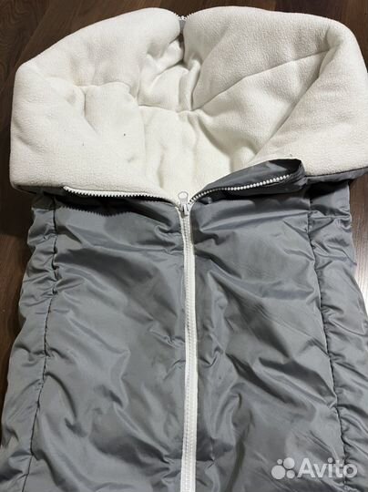 Конверт одеяло на выписку зимний