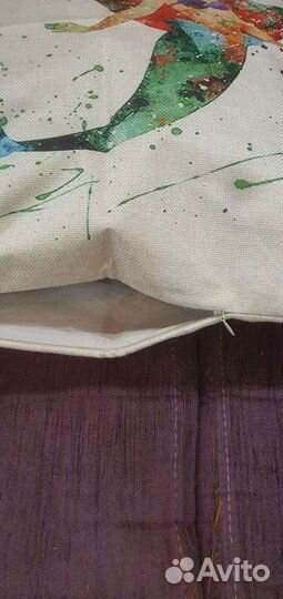 Наволочка на подушку 4545 см Русалка/ Ариэль