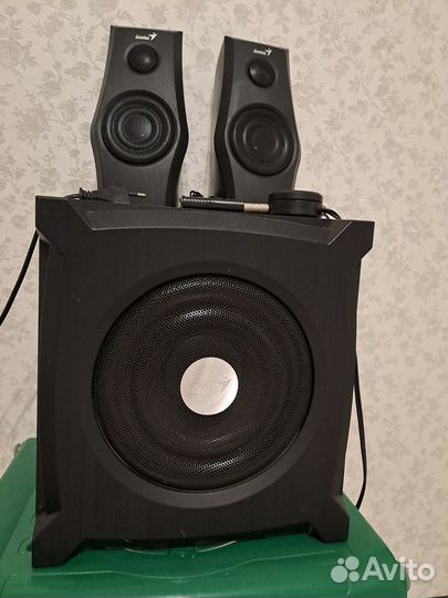 Колонки беспроводные Genius SW-2.1 1800 + адаптер