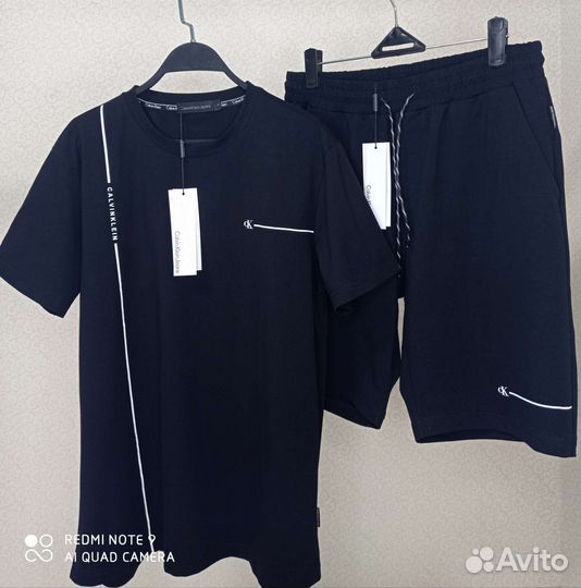 Шорты и футболка Calvin K. Носки и трусы падарок