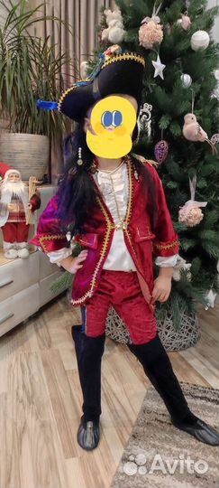 Новогодний костюм, пират, рост 110