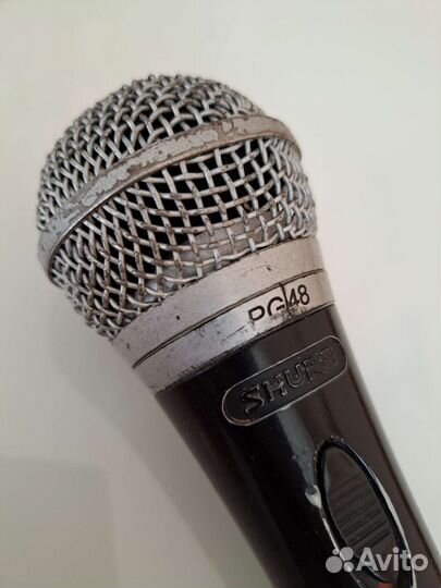 Микрофон shure PG48 с проводом