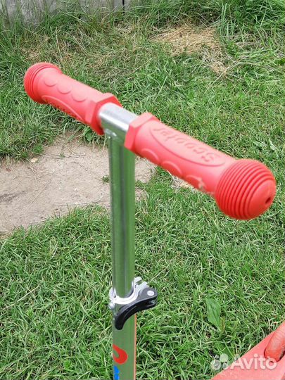 Самокат детский трехколесный, светящиеся колёса