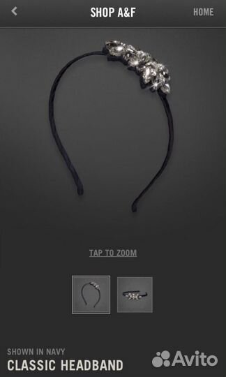 Ободок женский