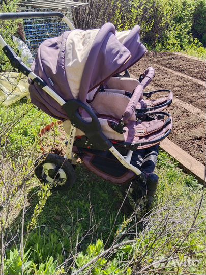 Коляска для двойни 2 в 1