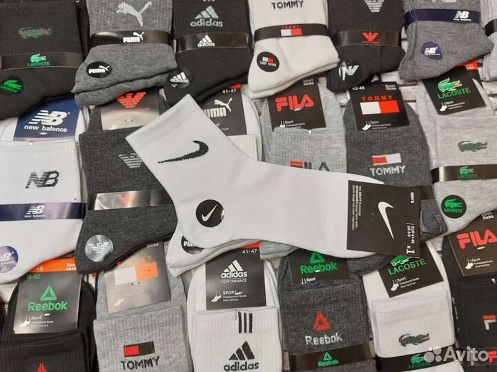 Носки Nike Adidas Puma Reebok