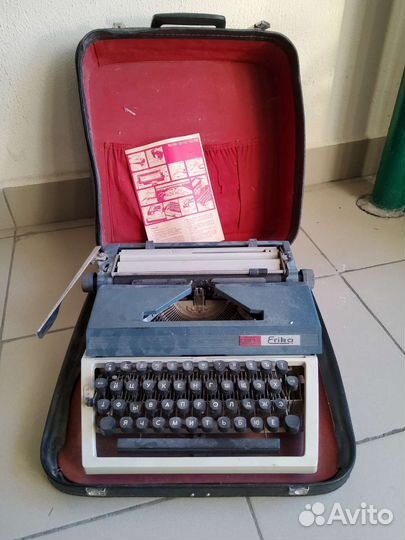 Пишущая машинка erika 30/40