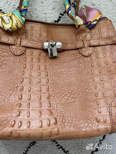 Сумка натуральная кожа винтажная
