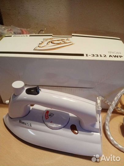 Утюг дорожный паровой складной